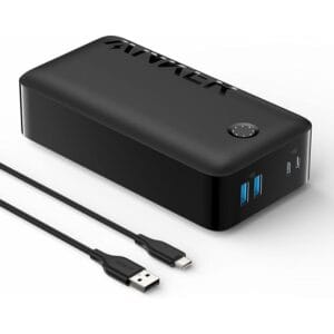 Anker PowerCore 30W 40K 40000mAh USB-Type C Charging Portable Power Bank, Black