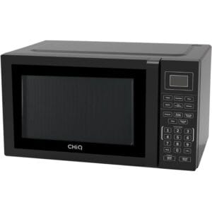 CHiQ 25L Digital Microwave Oven with Grill – 900W, 10 Power Levels, Defrost & Child Lock (Silver)