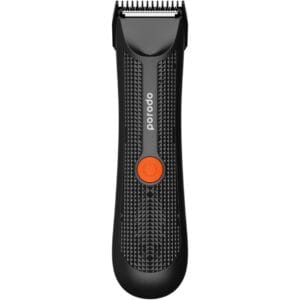 Porodo Lifestyle Sensitive Parts Hair Trimmer Ergonomic Grip Design,Type-C Charging,Lightweight Design,IPX5 Water-Resistant,80 Mins Battery Life,Washable,Ergonomic No-Slip Handle - Black