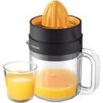 Porodo Lifestyle BI-Directional Juicer 30W, 1.4L Juice Cup Capacity, Smart Fold Design, Food Safe Material, Large/Small Cones, Two Way Rotation, Uk 3-Pin Plug - Black