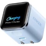 Anker Nano 45W Gallium Nitride Charger with Display Type C charger Fast Charging, Intelligent Temperature Control System,Foldable Plug for Samsung Galaxy S26 Ultra/S25, iPhone 17/16 Series, MacBook