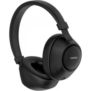Porodo Soundtec Deep Sound Wireless Over-Ear Headphone - Black