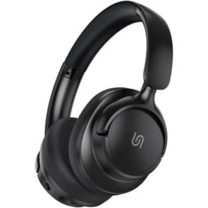 Porodo Soundtec Hybrid ANC Headphone Noise Cancelling Comfort Cushions 30 Hours Playtime Bluetooth V5.3 300mAh Battery Type-C Charging 10 Meters Transmissions Distance (Black)
