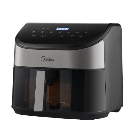 MIDEA MF-CY55WK2 Air Fryer – 5.5L Capacity, 1900W Power, Touch Screen, 9 Presets, See-Through Window - Image 12