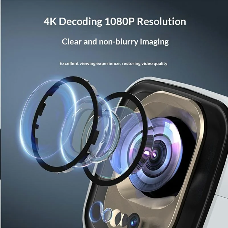 YESIDO TV16 1080P Smart Projector (Auto Focus, WiFi 6, Bluetooth 5.4, Android 11, 130” Display) – UK Plug - Image 3