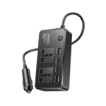 YESIDO VC07 200W Car Power Inverter – AC 220V Output, QC3.0 & PD Fast Charging, Dual USB-C & USB-A