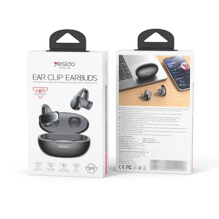 YESIDO YSP27 Wireless Earphones BT 5.4 OWS – High Definition Calling, ENC Noise Reduction, 25H Battery Life - Image 4