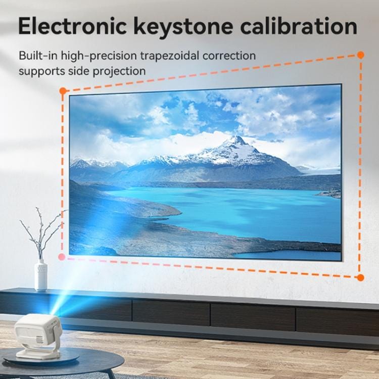 YESIDO TV13 Smart Projector – 720P HD, Android 9.0, Bluetooth 5.1, 120" Display, Home Cinema Experience - Image 7