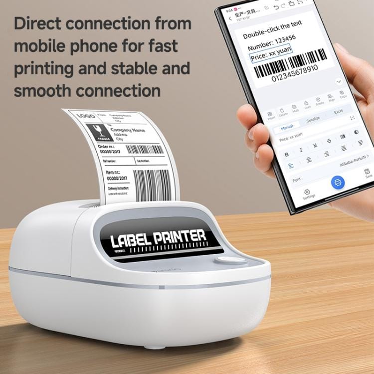 YESIDO SP10 Portable Thermal Label Printer – Wireless BT, 203 DPI, 25–48mm Labels, Compact & Rechargeable - Image 11