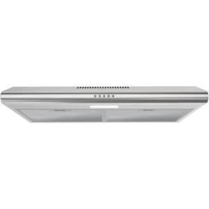 IQRA 60cm Cooker Hood/Extractor IQ-CM6009B; Ductless Cooker Extractor; Black Carbon Filter, LED Lamp, 3-Speed Dual Motor, Manual Operation