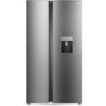 TCL 790L- P790BS Side by Side Refrigerator with Water Dispenser, Twin Eco Inverter, Electronic Touch Display, No Frost, Twist Ice Maker, Spacious Compartments, Inox Finish