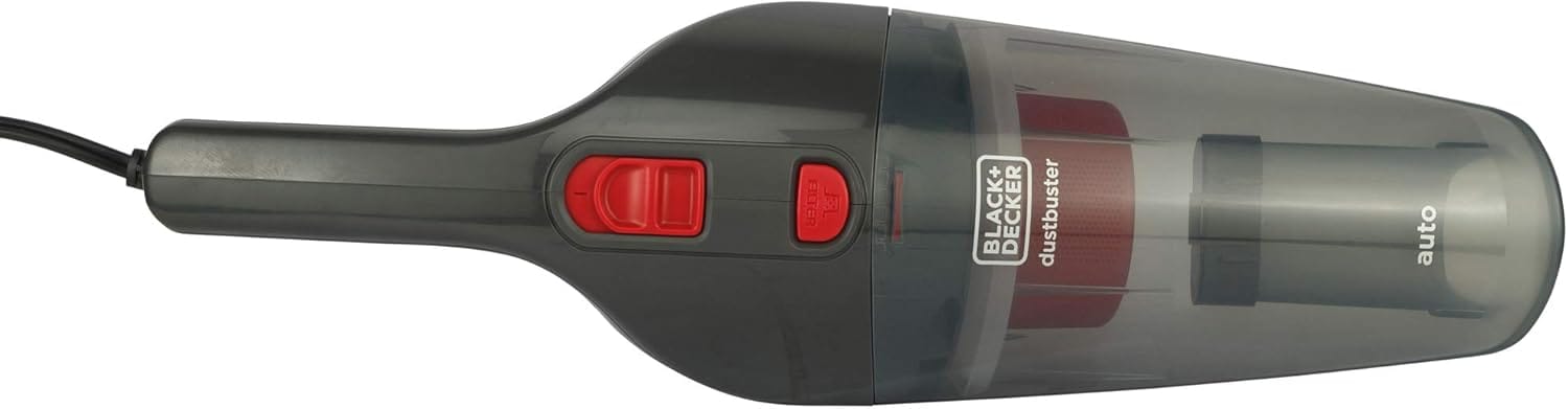 BLACK+DECKER 12V Dc Auto Dustbuster Handheld Vacuumfor Car Red/Grey Nv1210Av - Image 3