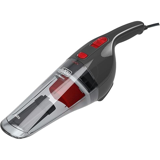 BLACK+DECKER 12V Dc Auto Dustbuster Handheld Vacuumfor Car Red/Grey Nv1210Av