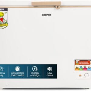 Geepas Chest Freezer GCF2506WAH, Freestanding Chest Freezer|| 250L Deep Freezer with Adjustable Thermostat
