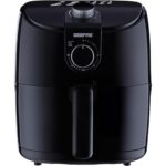 Geepas 4 Litre Air Fryer 1500W with Vortex Rapid Air Technology | Adjustable Temperature Control | 60-Minute Timer | Auto Shut-Off & Overheat Protection | Less Oil Cooking (GAF37550)