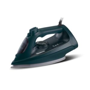 Panasonic Steam Iron Powerful 2400W Performance,Ceramic soleplate,Anti-Calc System,Adjustable Steam Settings,Continous Powershot,Lightweight design for effortless wrinkle removal & Anti-Drip-NI-U450