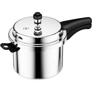 Delcasa Dc1125 7.5L Aluminium Pressure Cooker - Lightweight & Durable Home Kitchen Pressure Cooker With Lid, Multi-Safety Device With Cool Touch Handles - For Gas And Solid Hotplates, Multi-Colour